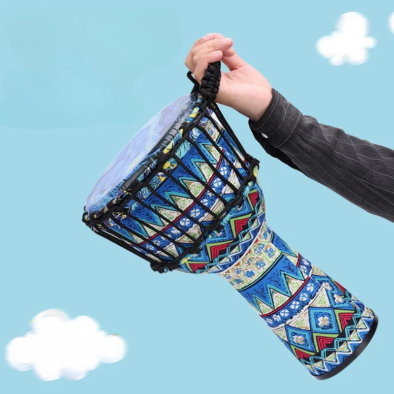 Portable PVC Djembe African Drum Traditional Lightweight Children Drums Beginner Professional Musical Percussion Instruments