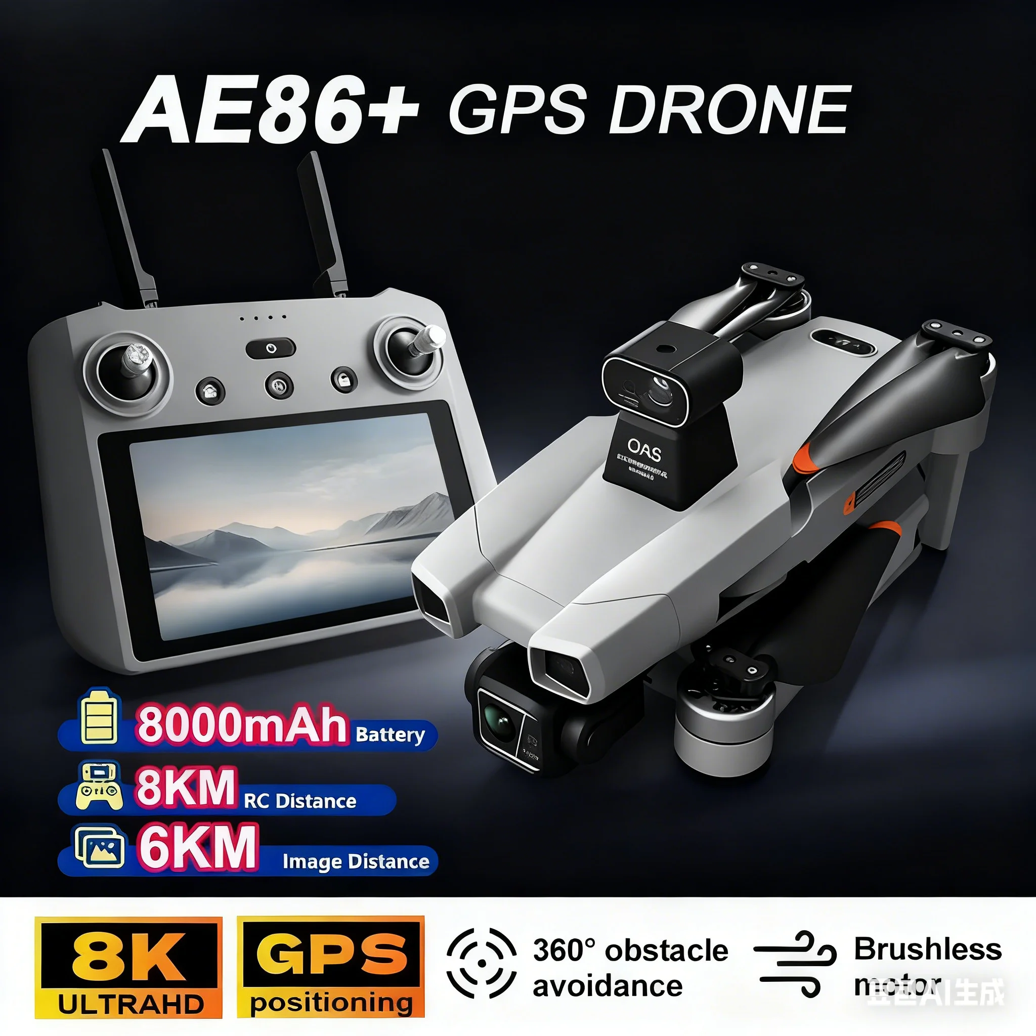 AE86 Max Gps Drone … - image