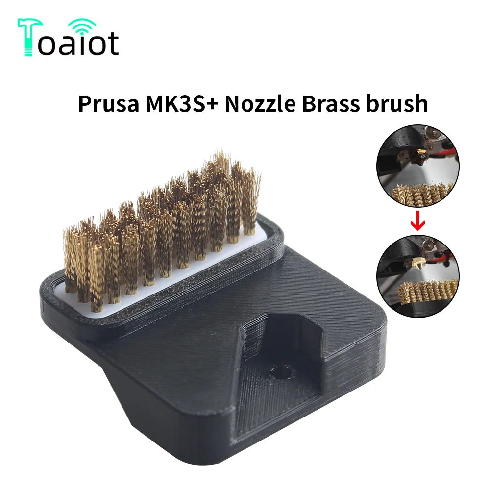 Cleaner Tool for Prusa MK3S+ 3D Printer Copper Wire Brush Brass Toothbrush Nozzle Cleaning Brush 3D Printer Parts Cleaning Tool