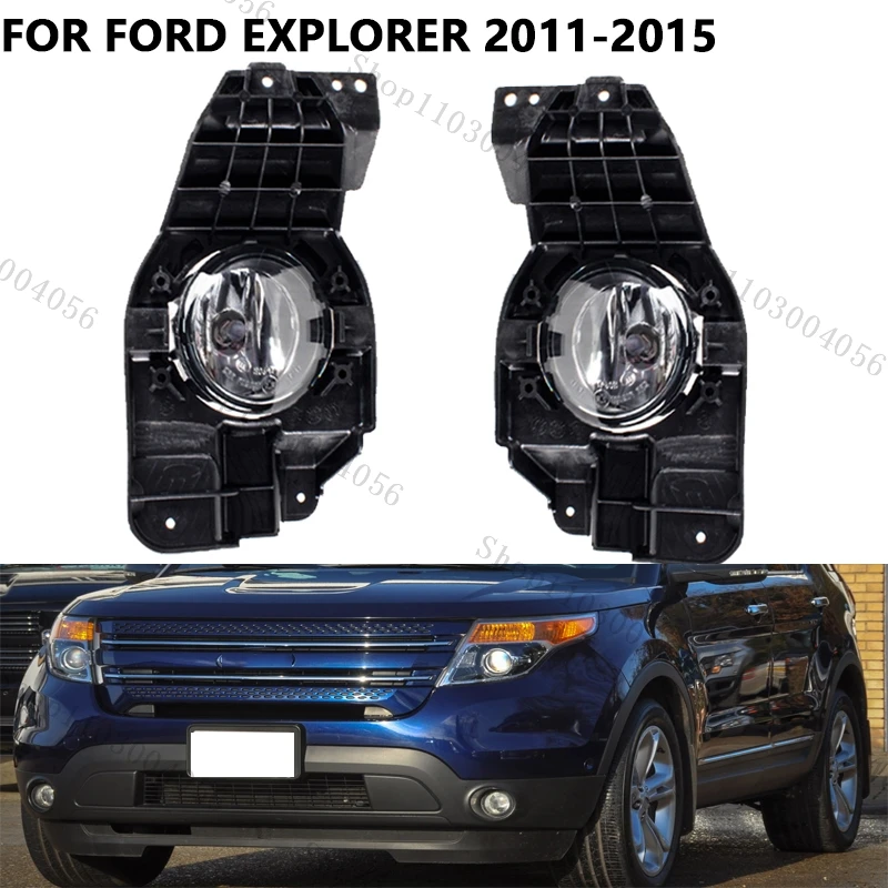 

Car Fog Light Accessories For Ford Explorer 2011 2012 2013 2014 2015 Front Bumper Driving Light DRL Halogen Fog Light