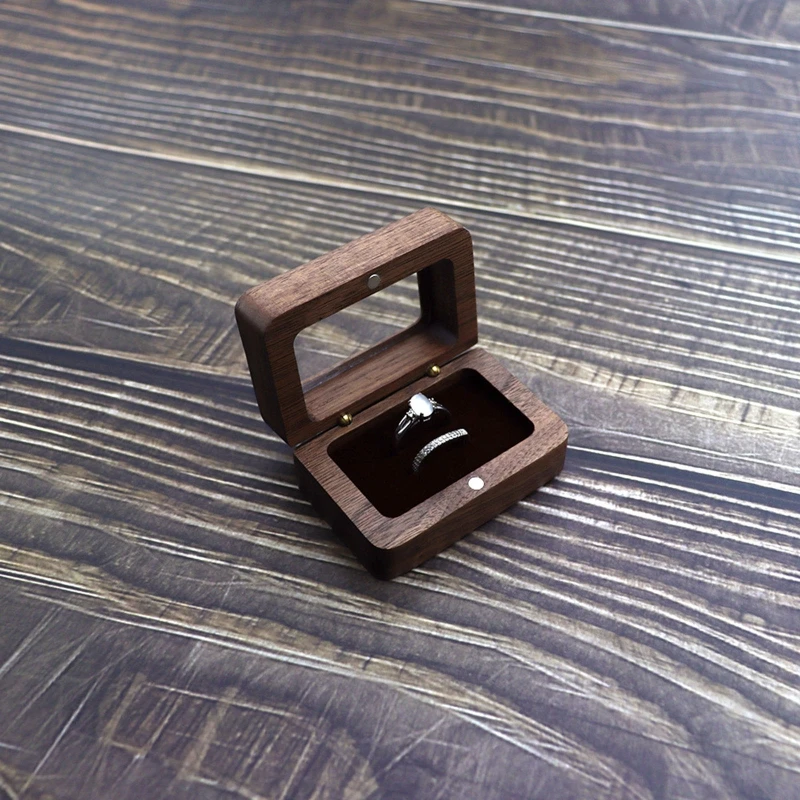 Wooden Ring Box, Engagement Ring Box, Proposals, Wedding Ceremony,Ring Box