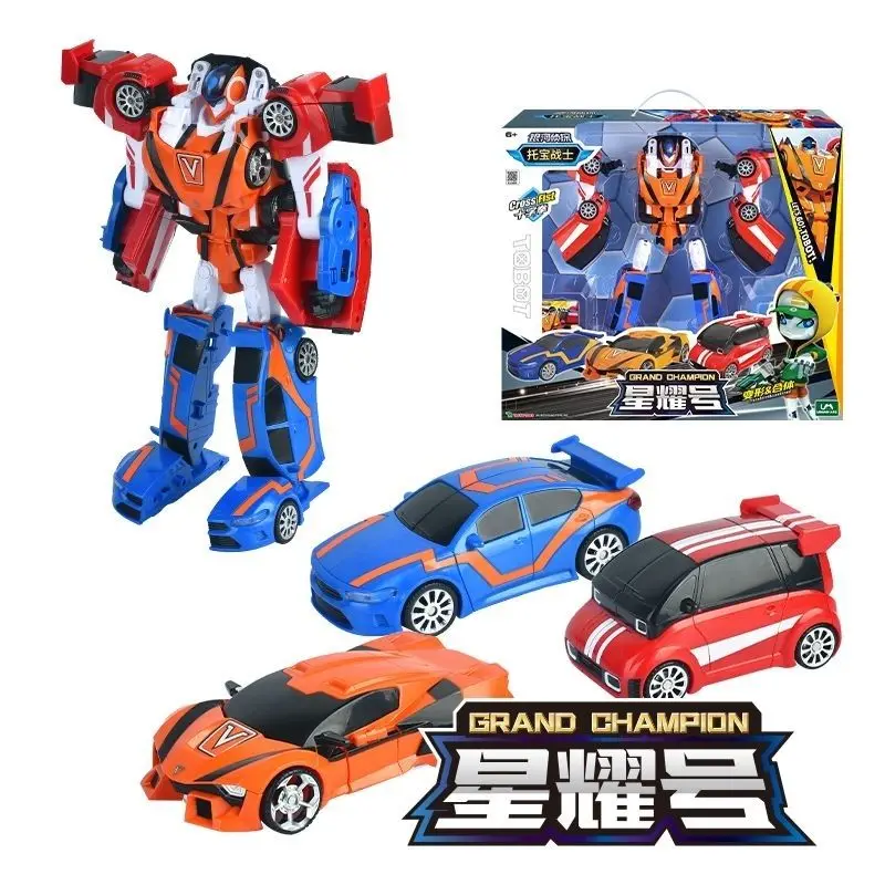 Tobot Transformes Robot Galaxy Detectives Action Figure Toys Tobot Brothers Monster Shuttle Speed Bigtrail Deformation Cars