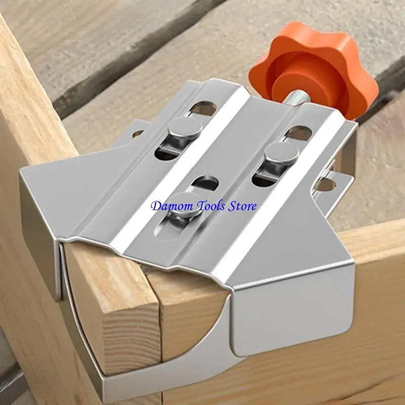 57BE Clamp Single Handle 90° Aluminum Corner Clamp for Woodworking Adjustable Swing Jaw Photo Frame Vise Holder