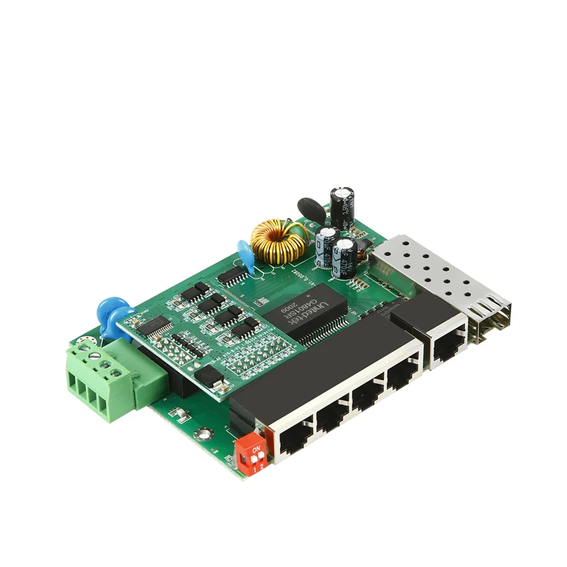 Switch ottico Gigabit di livello industriale isolamento vlan 3/4/5/6 porte standard nazionale poe alimentatore scheda madre doppia alimentazione s