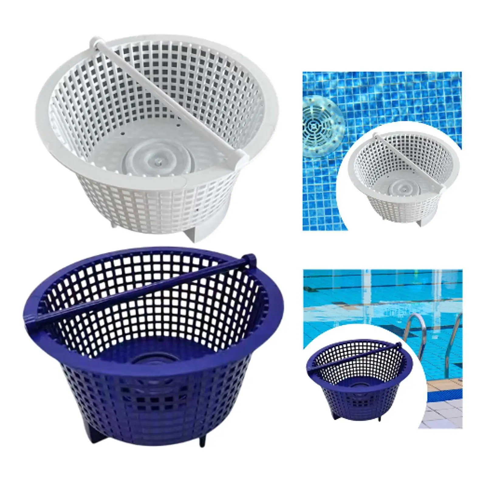 

Swimming Pool Skimmer Basket Strainer Accs Pool Maintenance Equipment Easy Installation Debris Leaves Collector Replacement