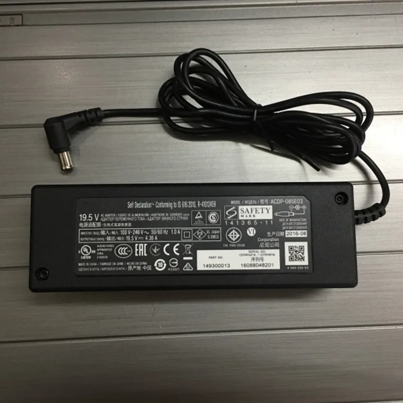 For Sony Soundbar HT-S200F Power Supply Genuine 85W 19.5V 4.36A ACDP-085E03 ACDP-085S011-498-000-13 149299611 AC Adapter Charger