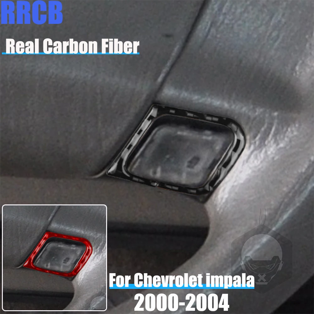 

Real Carbon Fiber Car Accessories Steering Wheel Buttons Trim Soft Cover Sticker For Chevrolet Impala 2000 2001 2002 2003 2004