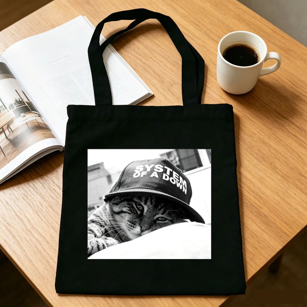 System of a Down tote bag shopping torba na zakupy canvas  bolsas de tela einkaufstasche woman