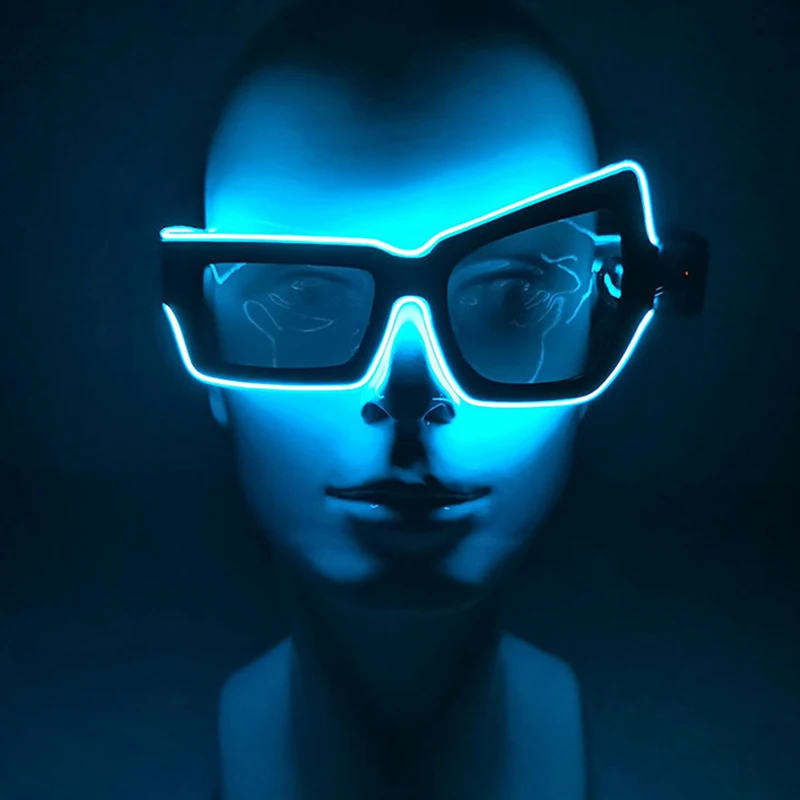 Creative Wacky Personalised Irregular Big & Small Eye LED Glowing Glasses Fun Light Party Glasses Adult Holiday Birthday Gift