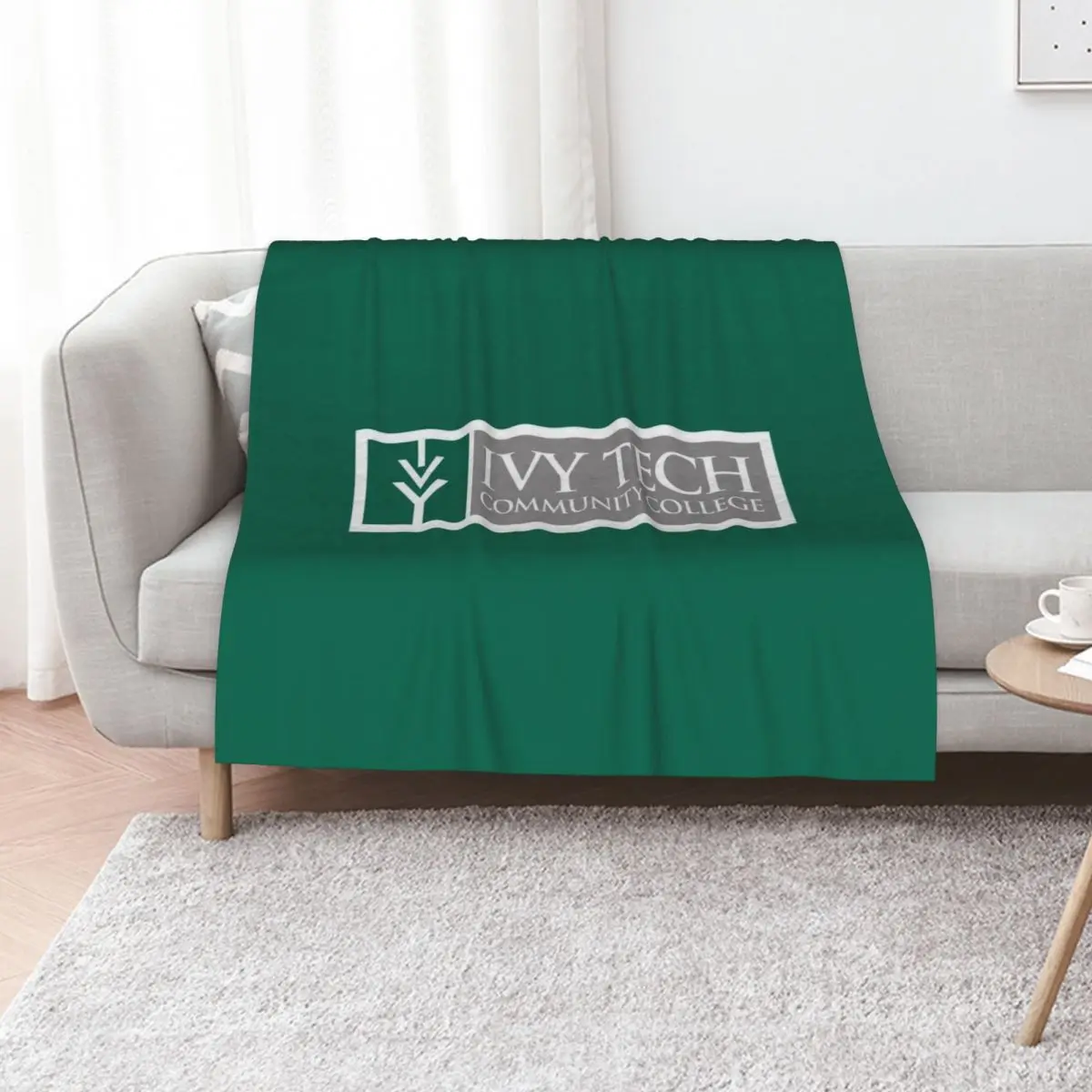 Ivy Tech Community College of Indiana Throw Blanket heavy to sleep Softest halloween Summer Luxury Throw Moving Blankets