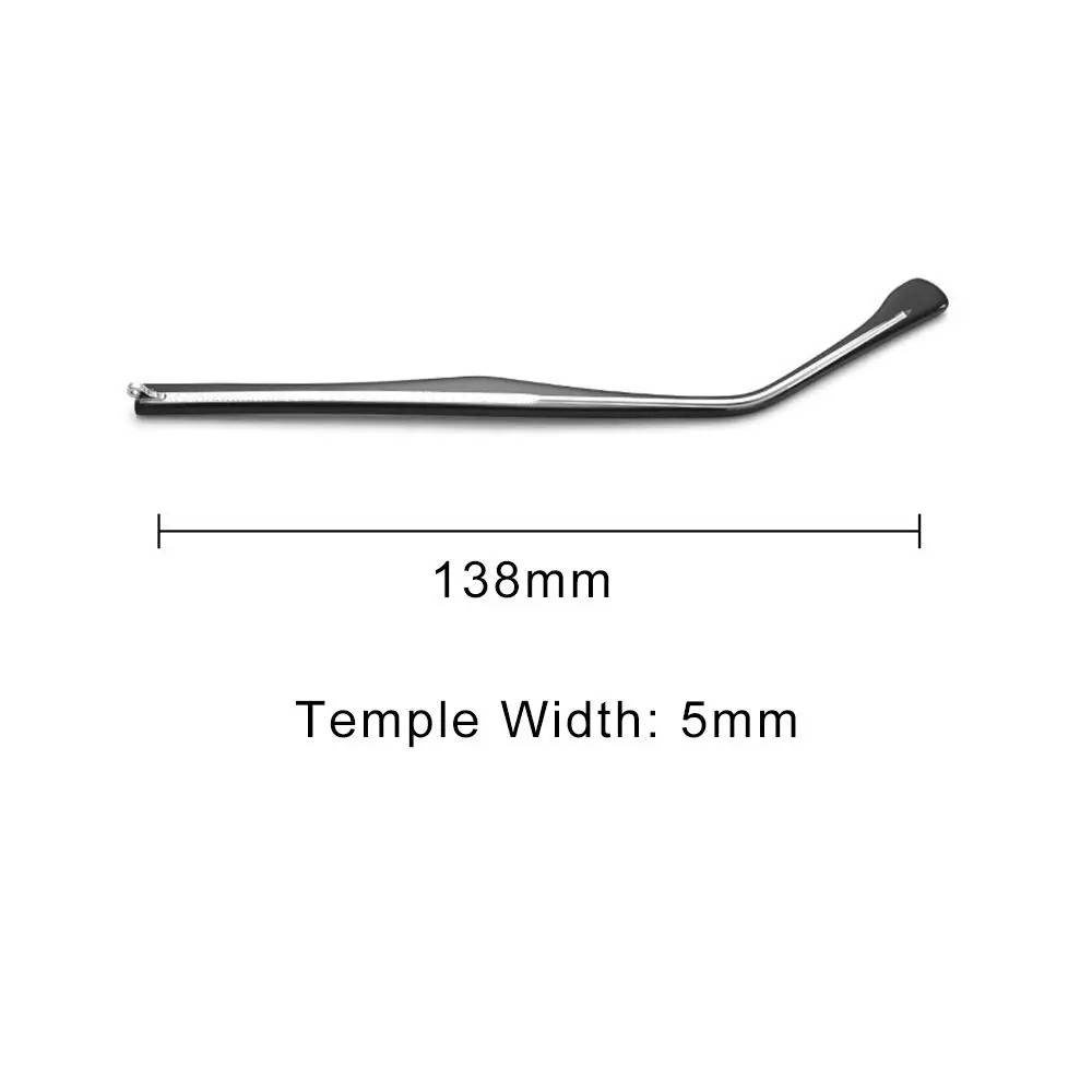 Afbeelding 7: 1 Paar Vervanging Tempel Plastic Arm Bril Zonnebril Spektakel Crystal Plain Metalen Been Accessoires Tempels