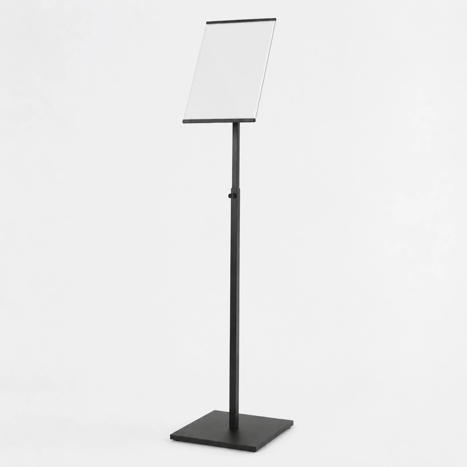 A4 Poster Display Stand Portrait or Landscape Freestanding Sign Stand with Acrylic Panel Easy to Install Heavy Duty
