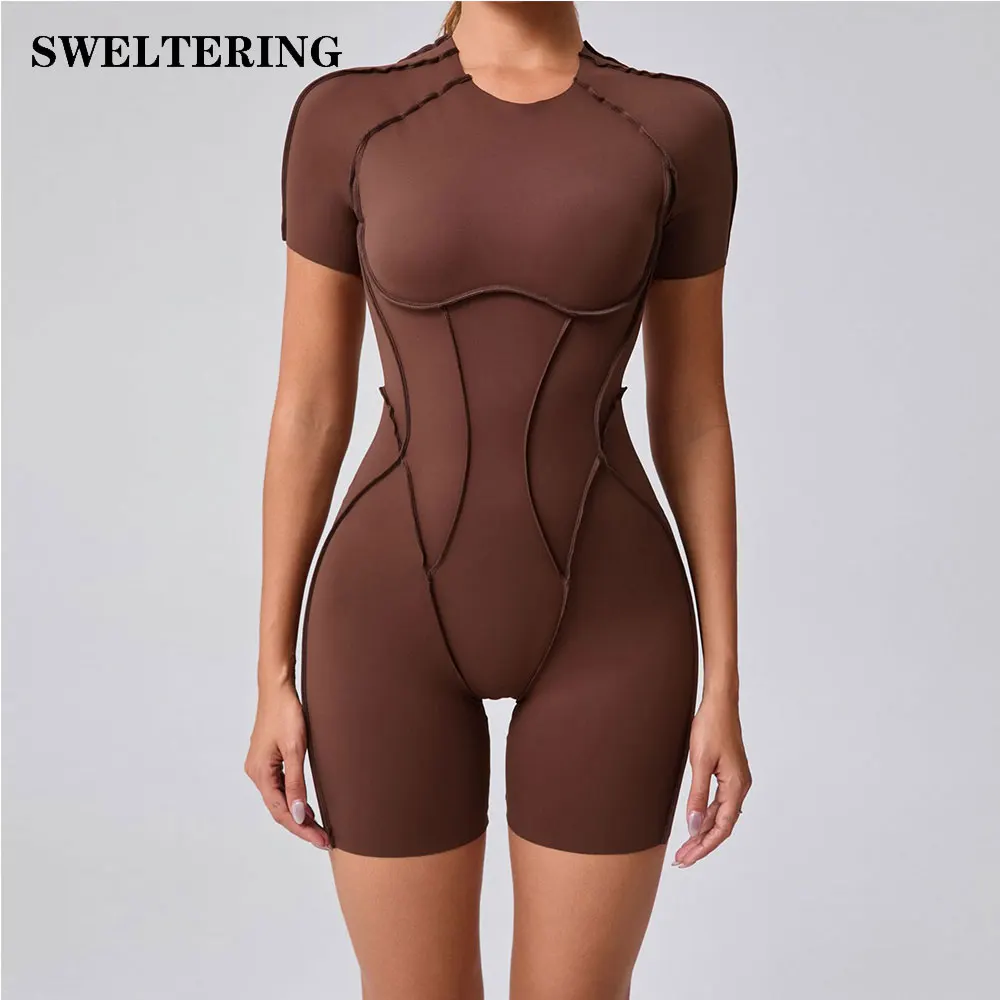 

Jumpsuit Woman Rompers Sports Overalls Padding Sports Set Gym Set Sportswear Yoga Clothing Suit for Women Tracksuit Fitness Set