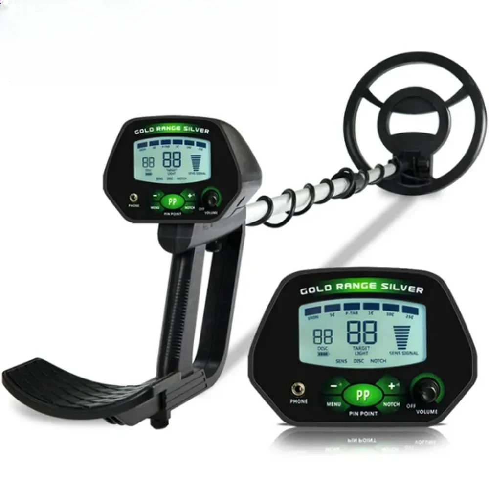 Pulse Induction Metal Detector TC-120, Waterproof Handheld Pinpointer for Underwater Diving Treasure Search