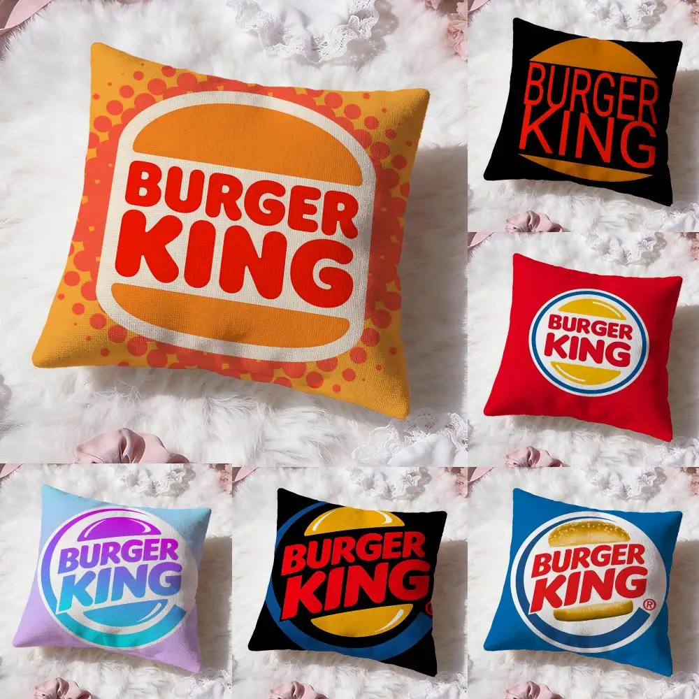 Funda de cojín fashion b-Burger King, funda de almohada Reversible de primera comodidad, diseño dos en uno para cualquier habitación y Interior del coche