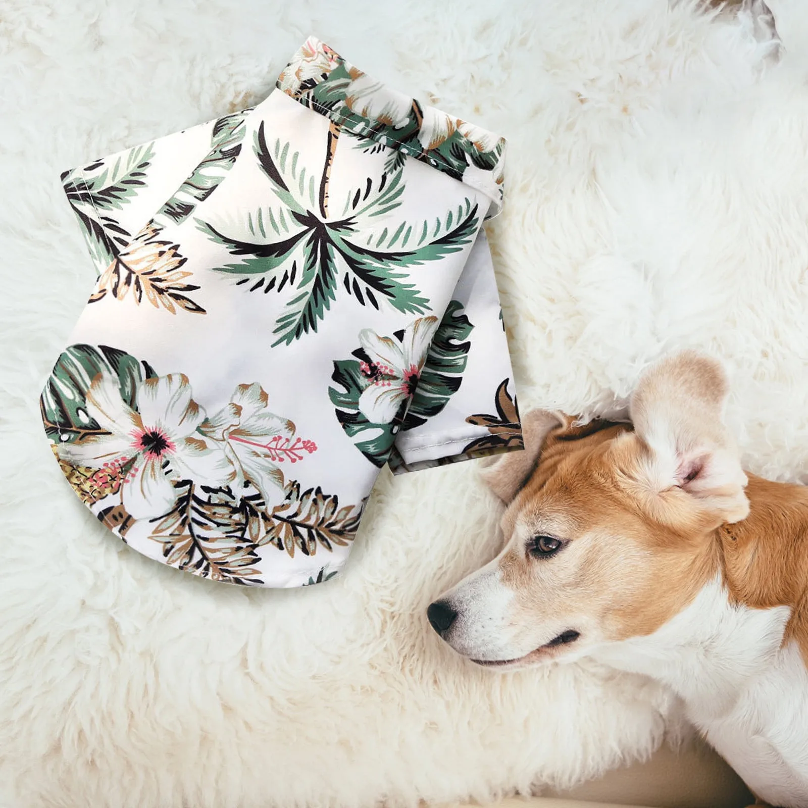 Lovely Exquisite Pet Clothes Fashion Printed Soft Breathable Puppy Shirt Family Cute Dog Novelty Creatively Comfortable Clothes