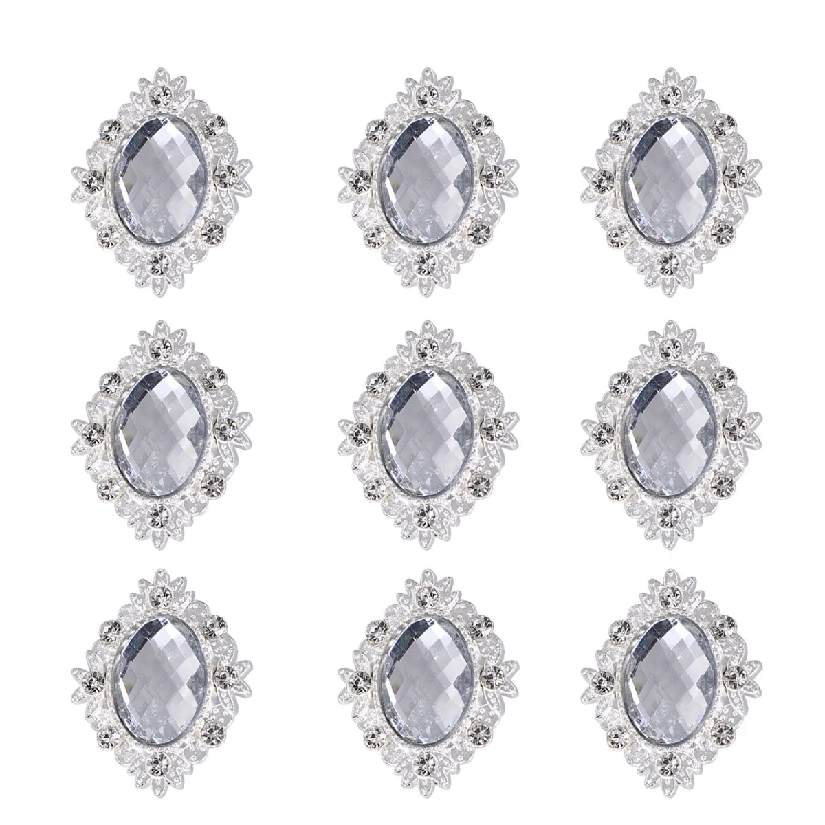 

10 Pcs Shoe Decoration Accessories Clip Stickers Clips for Women Buckles Embellishment