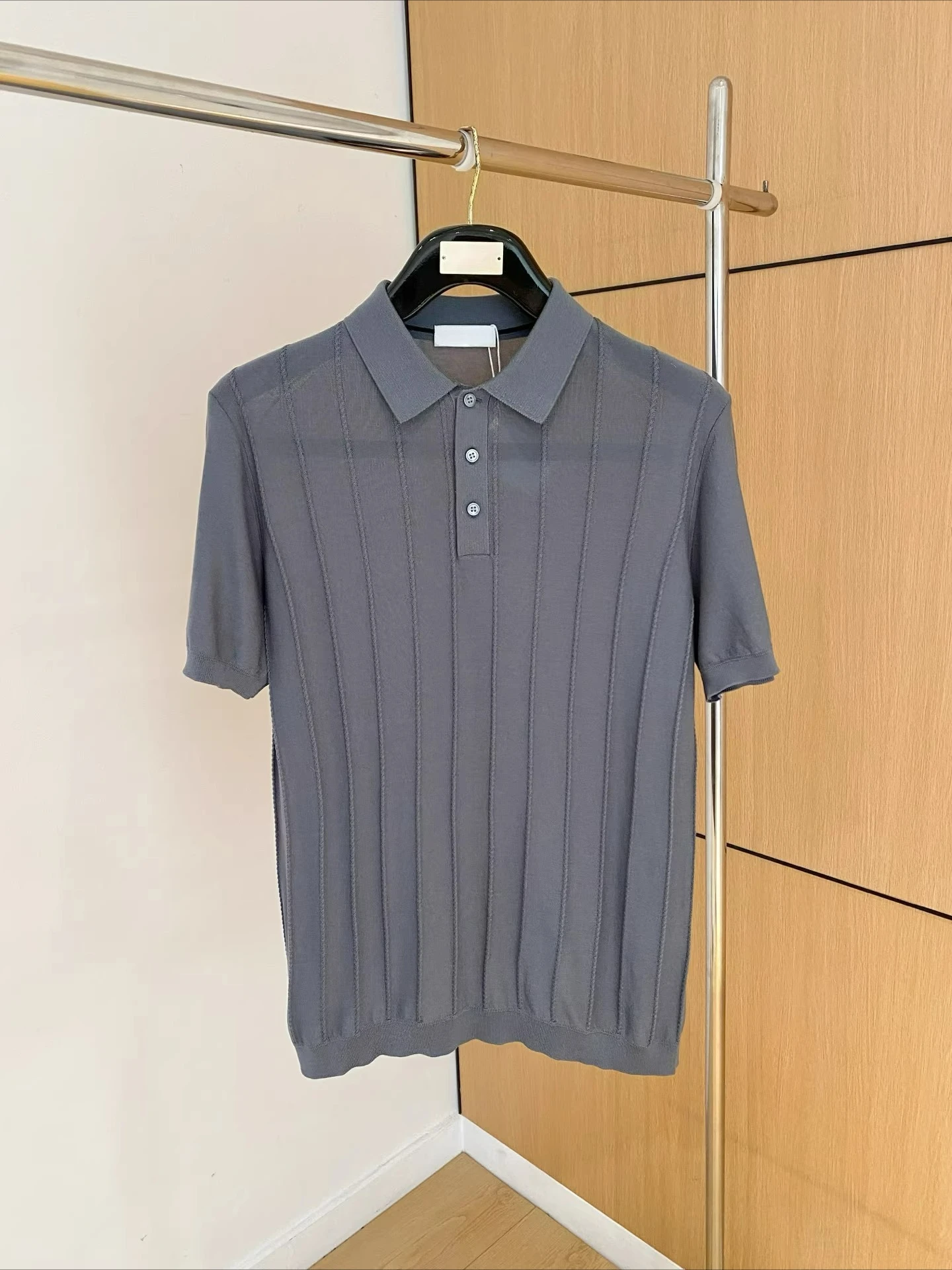 

Мужская летняя футболка-поло BC Old Money Wind в деловом стиле с отложным воротником, повседневная, с коротким рукавом