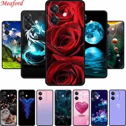 Phone Case For OPPO A40 A40m Back Cover Case A 40 Black Silicone Soft Funda For OPPO A20 A60 5G Case A 20 A 60 Shockproof Coque