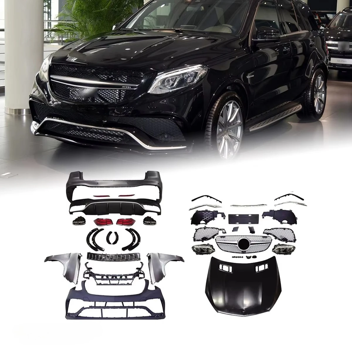 

XDS Best Selling Original Wholesale Price Auto BODYKIT For 2012-2015 ML Upgrade To 2016 GLE W166 63 BODYKIT