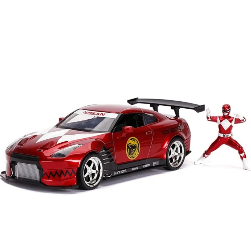 

Jada 1:24 2009 Nissan GTR Japan Spec with Action Figure Diecast Car Model Vehicles Toy Coupe Sports