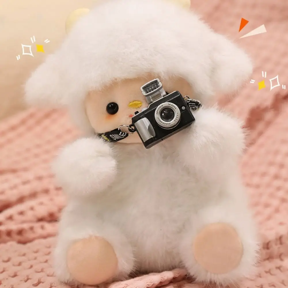 PP-Baumwolle, weiße Schafe, Plüschtiere, beweglich, kann klatschen, Tier, Bär, Igel, Puppe, flauschig, bequem
