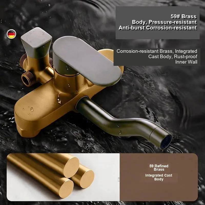 Thickened Shower Shower Integrated Pressurized Large Top Spray Silicone Outlet Household Bed and Breakfast Full Set