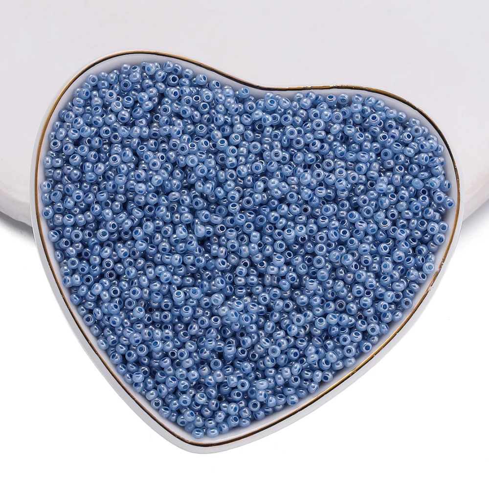 1000 stks 2mm Glas Rocailles Kleurrijke Spacer Losse Kralen voor DIY Ambachten Ketting Armband Oorbel Sieraden Maken Accessoires