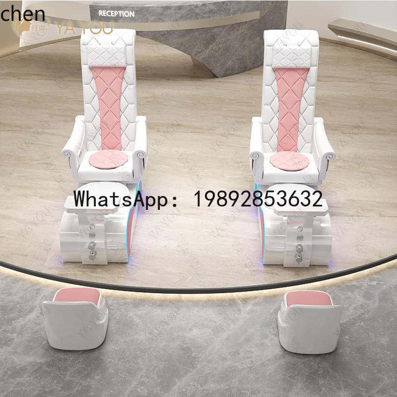 YFY  Foreign Nail Salon Nail and Eyelash Foot Spa Sofa Chair High-end Spa Foot Care Chair Massage Pedicure Chair