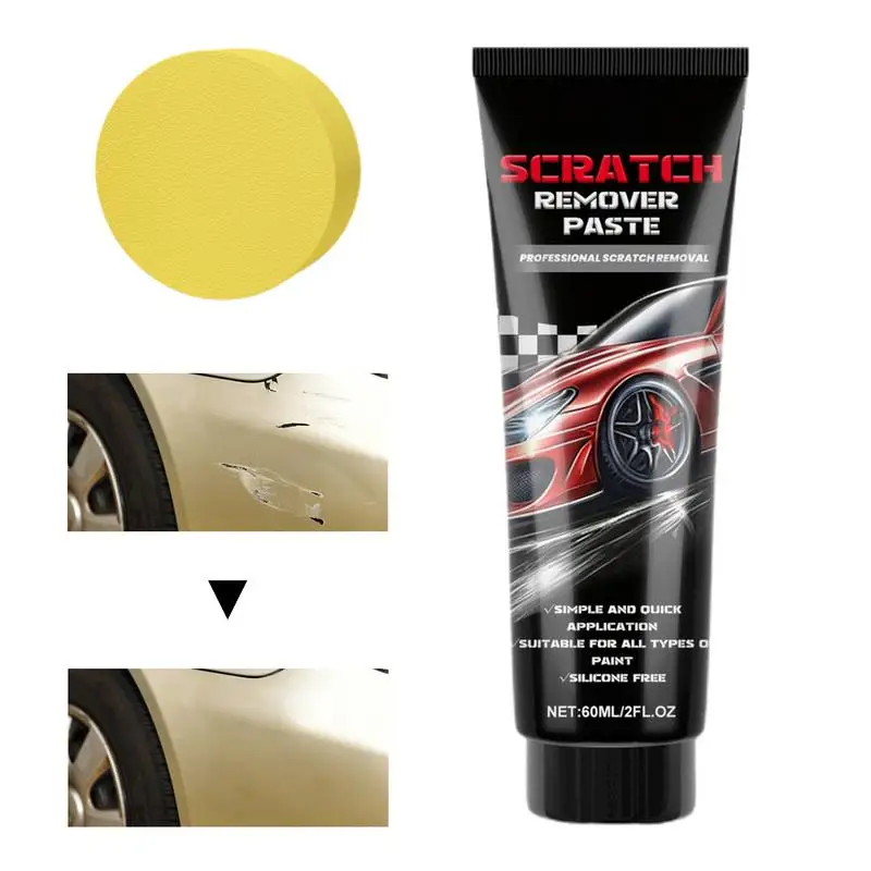 

Car Wax Scratch Remover 60ml Professional Car Paint Deep Scratch Repair Agent Auto Polish & Paint Restorer Effective Car