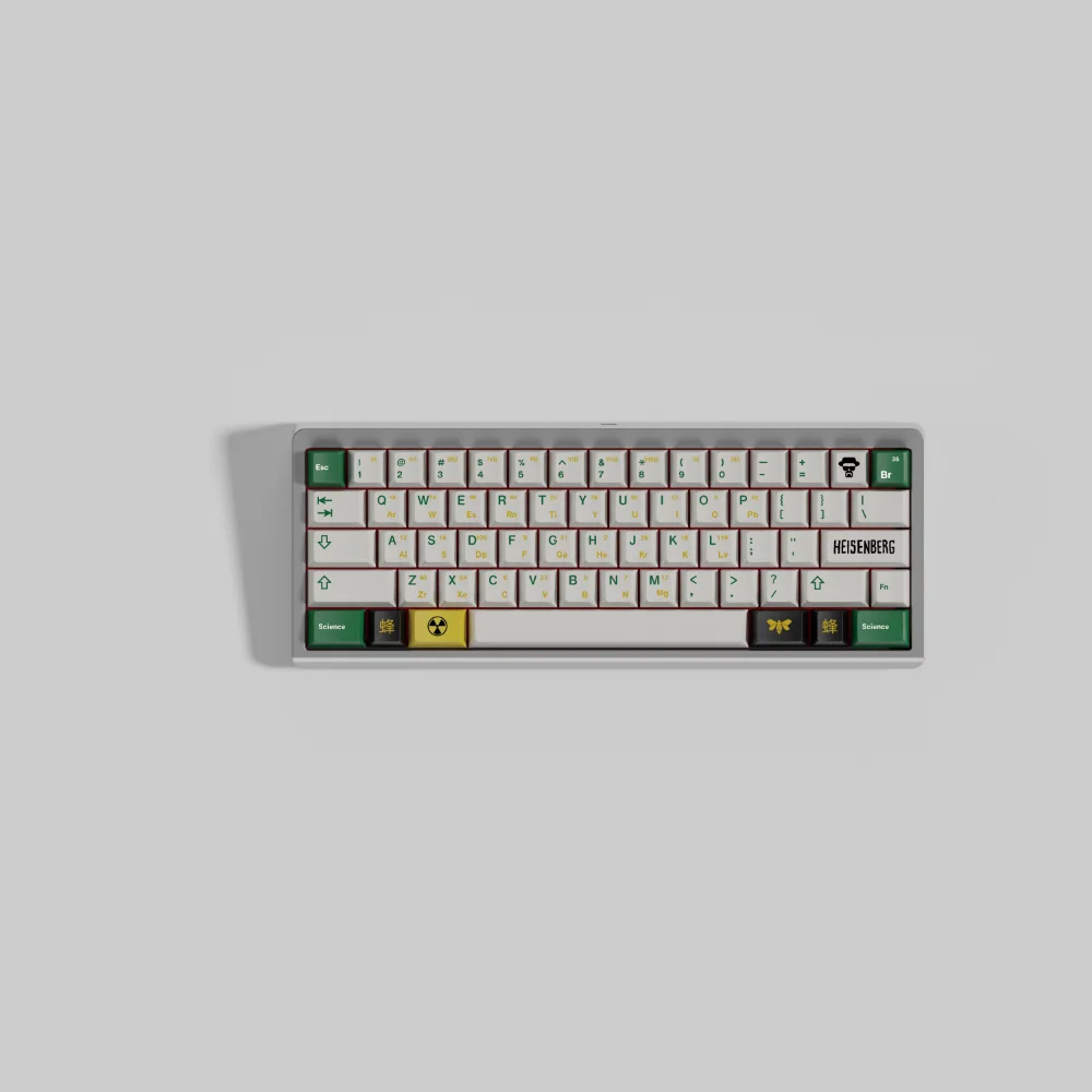 PBT Keycap GMK Breaking Bad Heisenburg Keycaps Cherry Profile Dye Sublimation For MX Mechanical Magnetic Keyboard Accessories