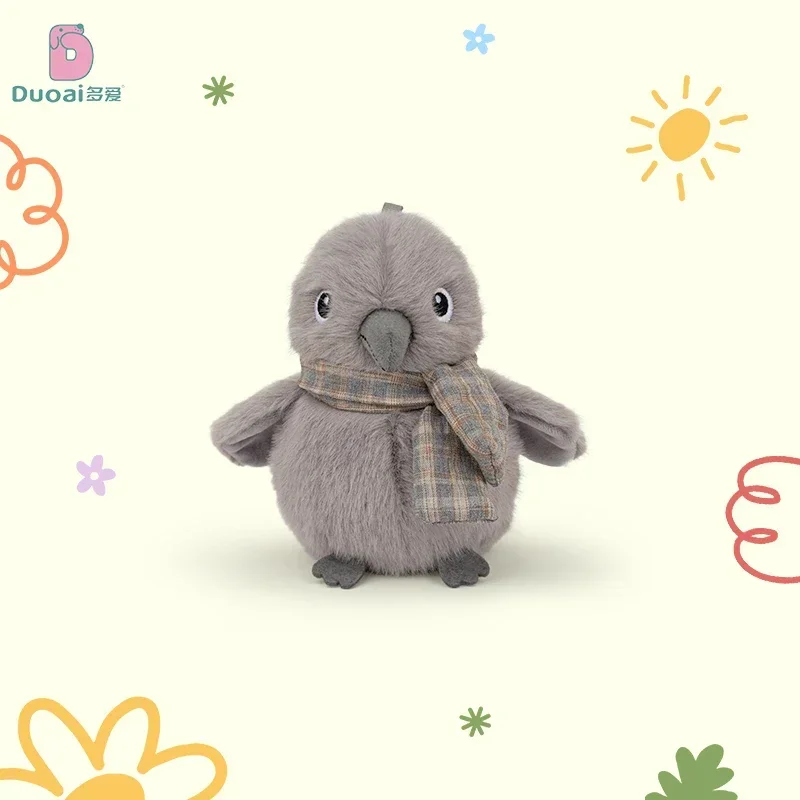 Delicados y lindos Mini hombro de pie mascota pájaro juguetes de peluche esponjoso bonito corvo búho juguetes divertido juguete/colgante para niños