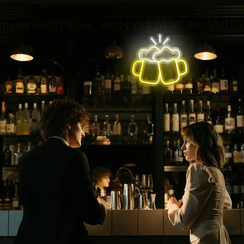 Customizable LED Neon Custom Humorous Text USB Powered Bedroom Bar Party Aisle Wall Decoration Man Hole Gift Multi Font Lighting