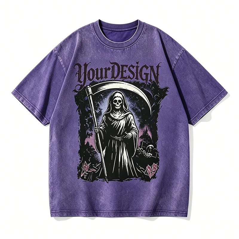 

Customizable Vintage T-Shirt Upload Graphic for Front Print Cotton No MOQ