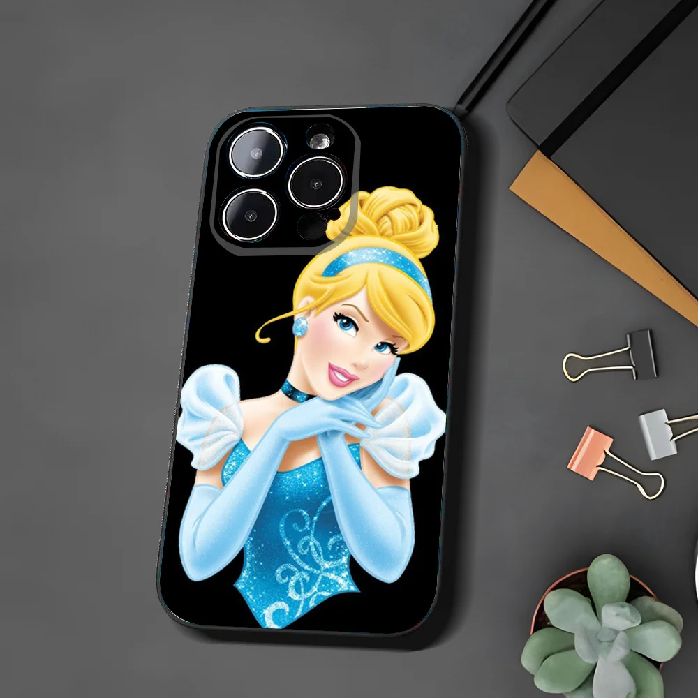 C-Cinderella Phone Case For Iphone 15 11 13 14 Pro Max 7 8 Plus X Xr Xs Max Se2020 12mini Cover Case