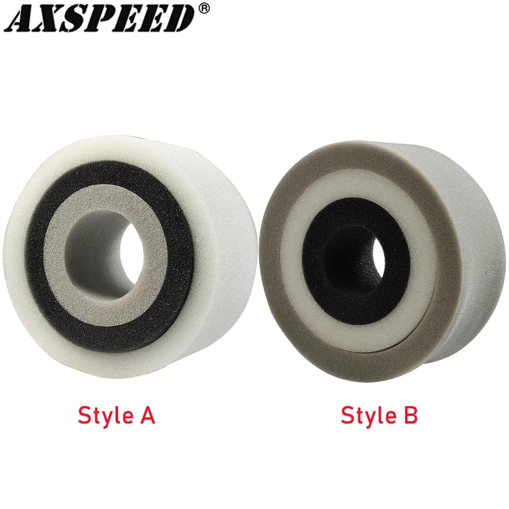 Image of AXSPEED 4PCS RC Auto Schwamm Schaum Futter Drei Segmente Einsatz Inlay Schwamm Fit 2,2 "Rad Reifen 1/10 Axial Wraith SCX10 TRX6 TRX4