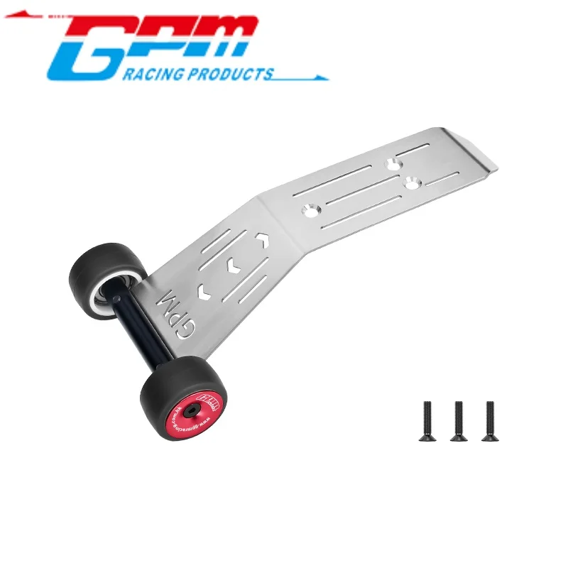 GPM XRTM040R STAINLESS STEEL BEARING WHEELIE BAR FOR TRAXXAS MINI XRT / MINI MAXX RC Upgrade