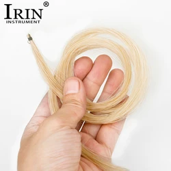 IRIN Violin Bow Hair Horsehair White Natural Horsehair Bow Hair Horse Tail for 4/4 3/4 1/2 1/8 1/4 Violin Replace Accessories