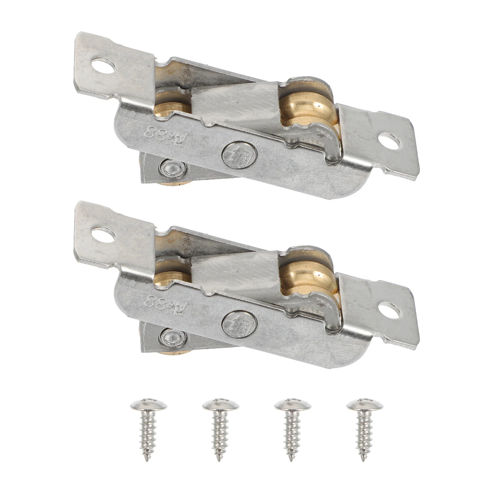 1 مجموعة نافذة انزلاق الباب الأسطوانة الفولاذ المقاوم للصدأ النحاس السلس غير قابل للصدأ الأجهزة الصامتة استبدال الباب الأسطوانة مجموعة