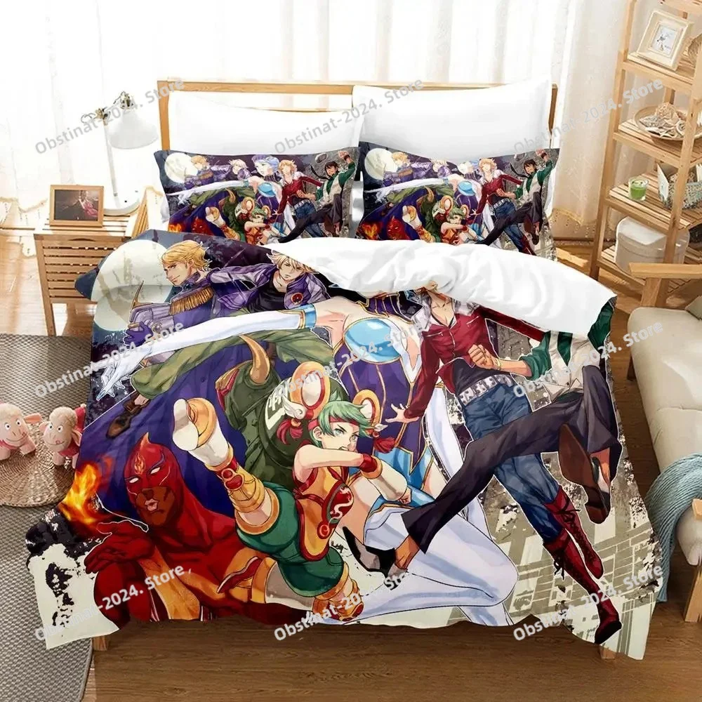 

3d Print Anime Tiger Bunny Bedding Set Single Twin Full Queen King Size Bed Set Adult Kid Bedroom Duvetcover Sets Home Textile