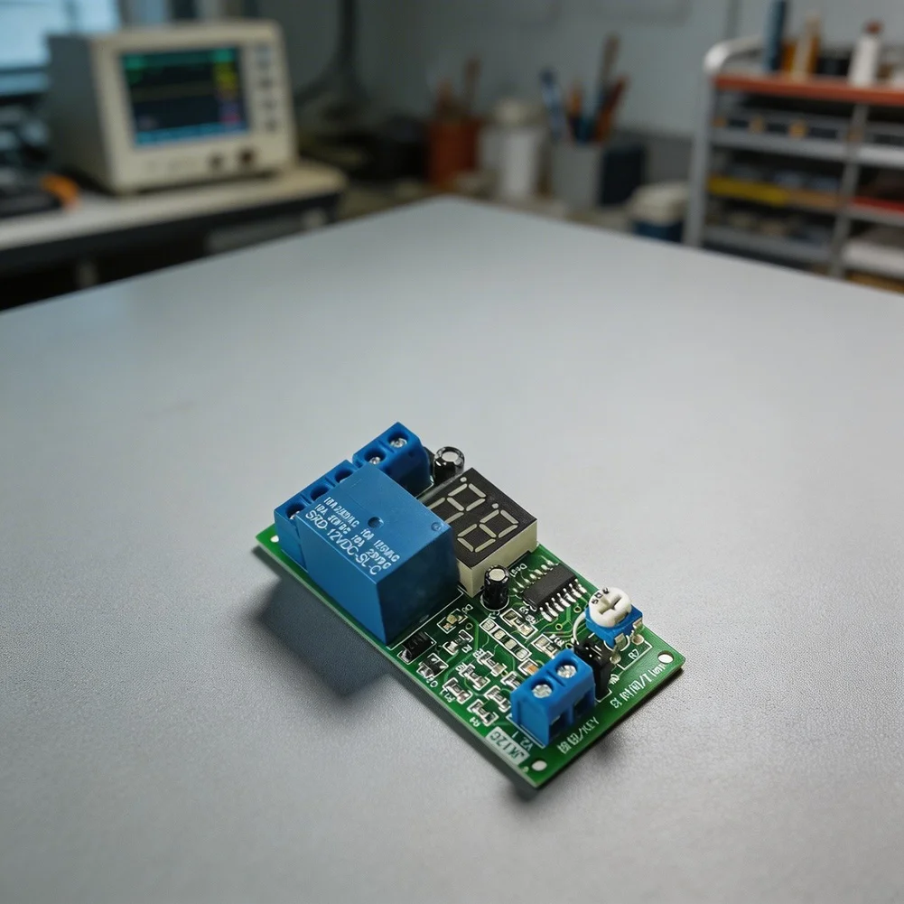 For DIY Projects 12V Delay Relay Timing Control Relay Compact Delay Timer Device Relay Works With 10V-16V Range