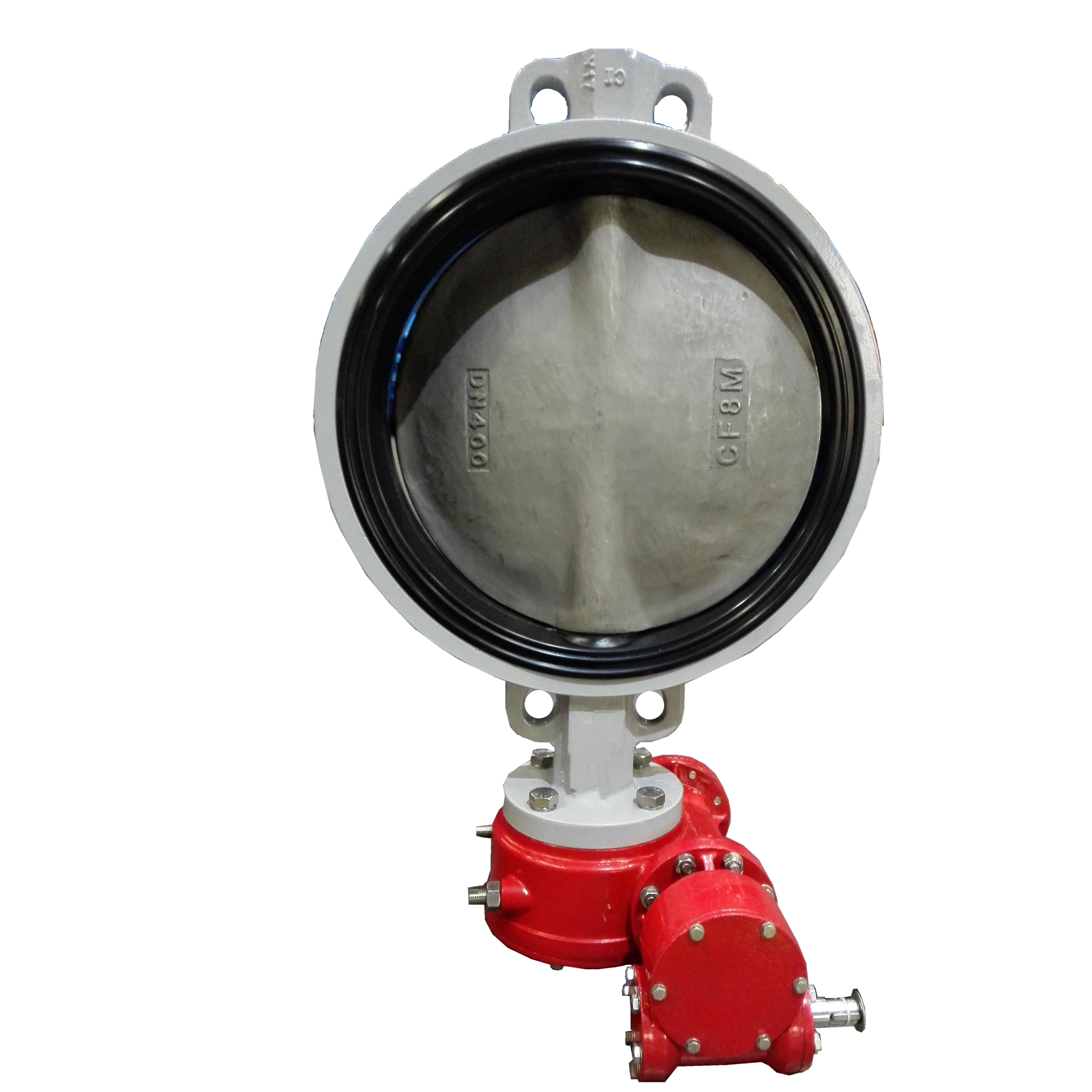 DN500 PN10 20inch Cast Iron Butterfly Valve Replaceable Valve Seat