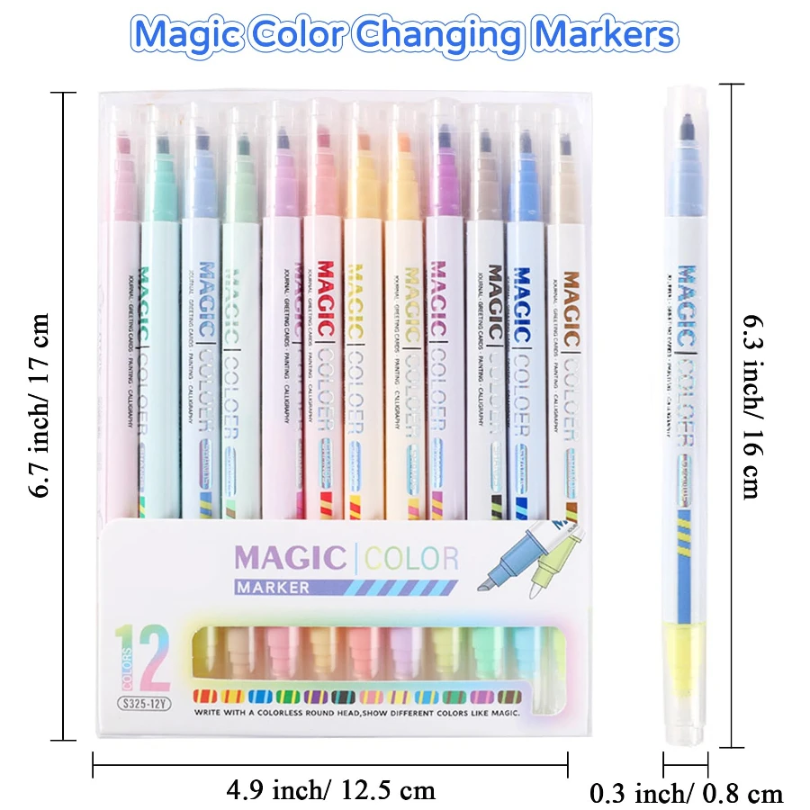 12pcs Double Ended Color Chang - Copic Marker Sketch recension och pris