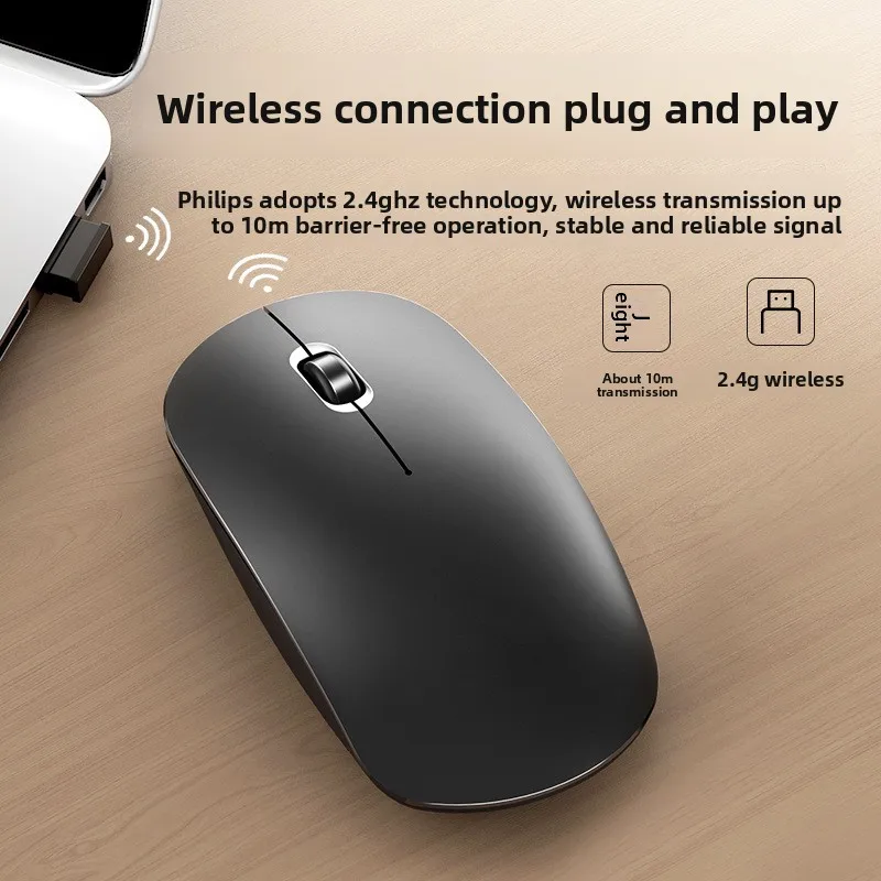2.4G Wireless Silent Bluetooth Mouse Laptop Computer Office Business E-sports