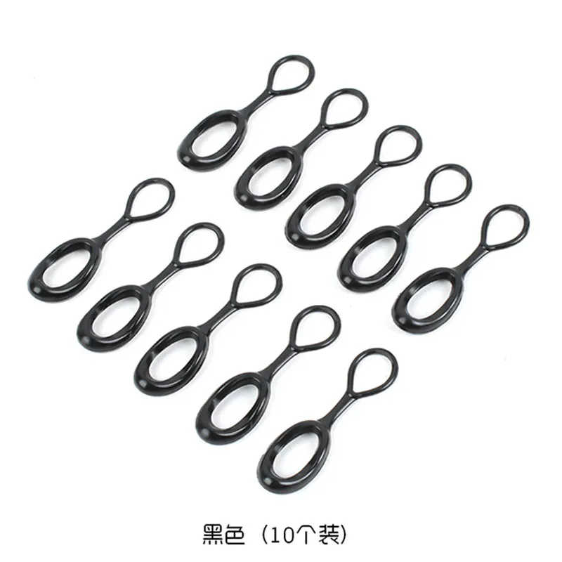 10pcs/lot New Tactical Vest Small Bag Pull Ring Zipper Handle Button Buckle Handle BK/DE