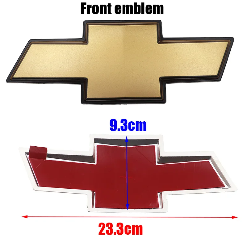 1 قطعة ثلاثية الأبعاد ABS شعار السيارة الأمامي شواء المصد الخلفي الذيل الباب الجذع شعار ملصق التصميم اكسسوارات لشروليه 08-10 كابتيفا