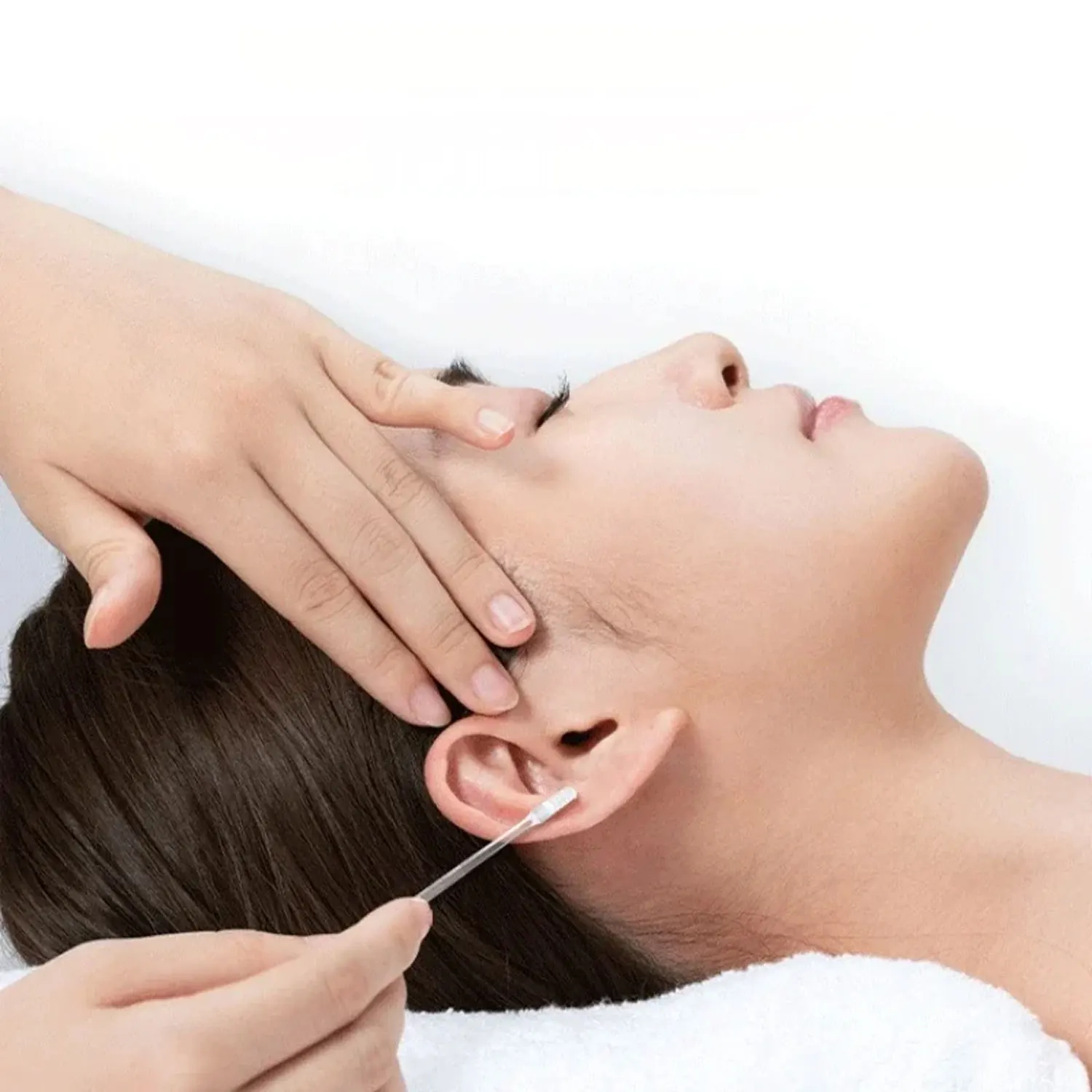 24 قطعة سيليكون الأذن الشمع مزيل آمن لزجة خلال أذني للأطفال البالغين قابلة لإعادة الاستخدام الأذن نظافة لاصق Earpick مسحات أدوات المتاح #5