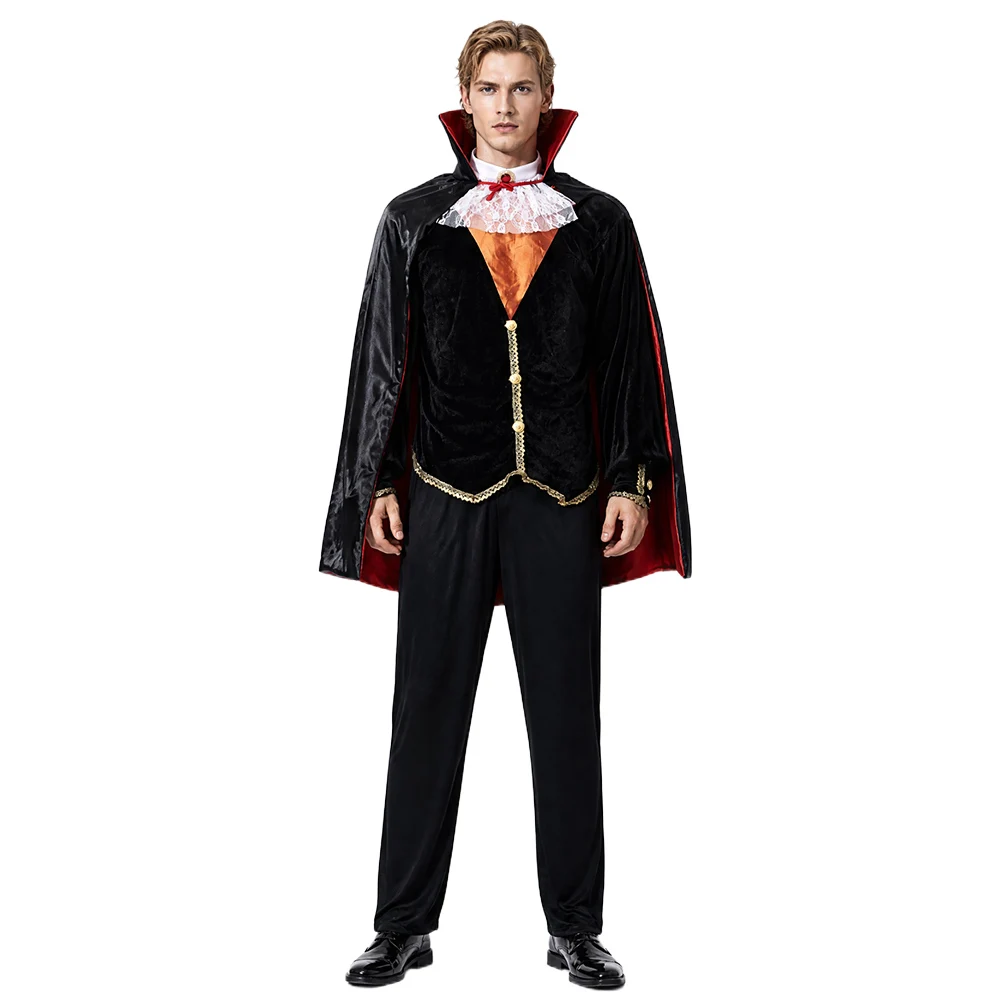 Costume Vampire Gentleman Homme – Ensemble avec Cape – photo 8
