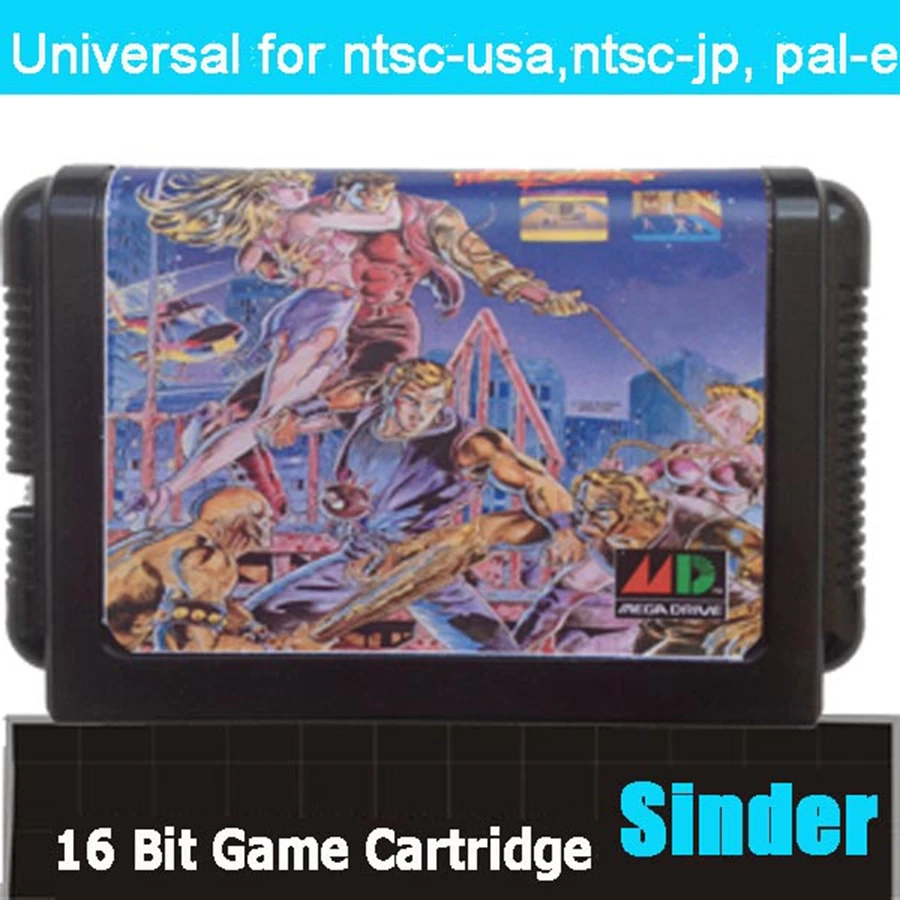 Double Dragon II 16bit MD Game Card For Sega Mega Drive For Genesis
