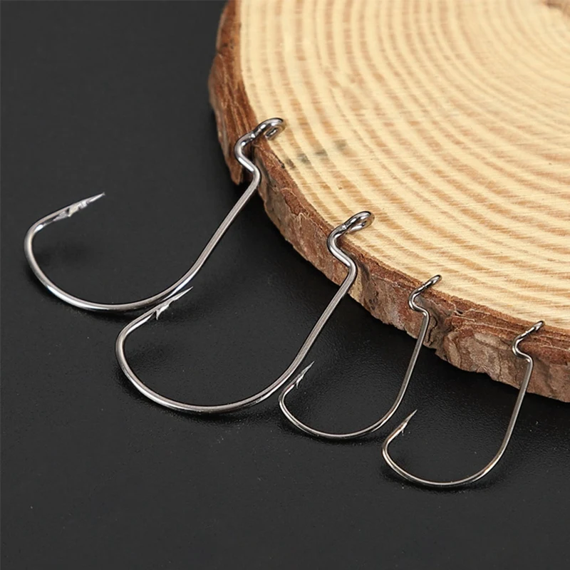 Wide Belly Crank Hook Luya Crank Hook Red Worm Hook Fish Hook